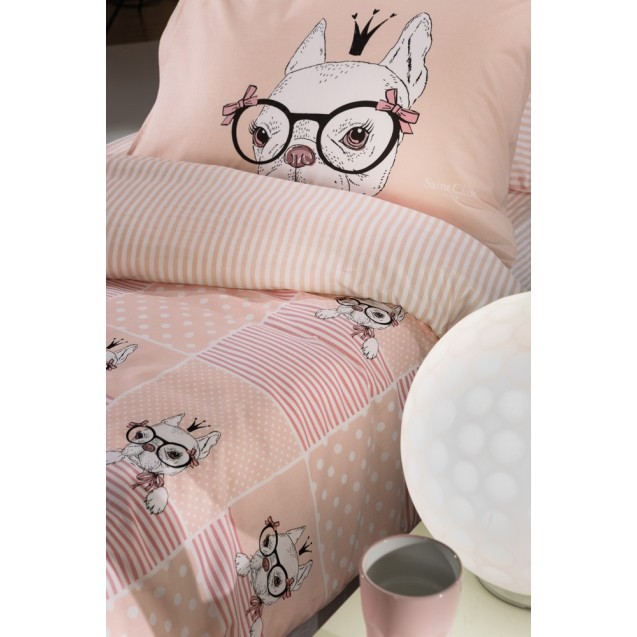 Σετ Σεντόνια Μονά Saint-Clair Rosie Pink 160x260