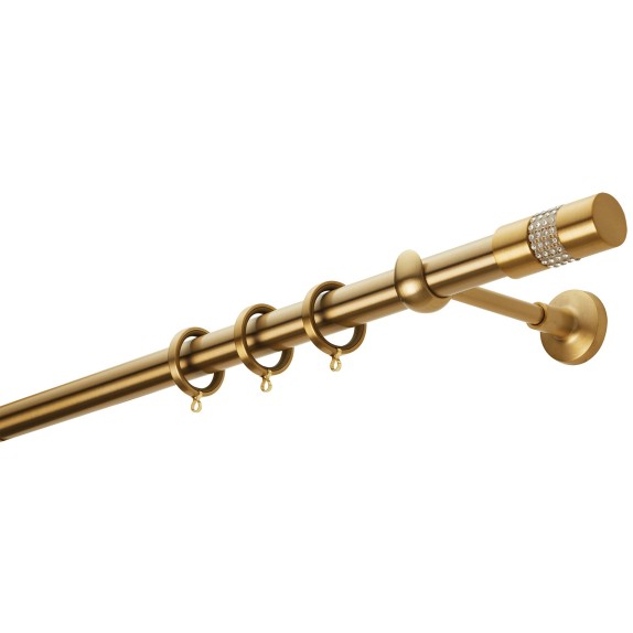 Κουρτινόβεργα Zogometal Easy Line E4134 Όρο Ματ Με Άκρα...