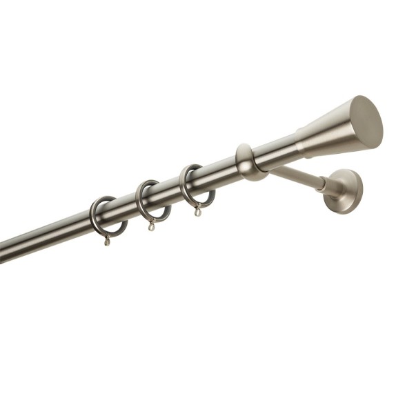 Κουρτινόβεργα Zogometal Easy Line E4141 Νίκελ Ματ