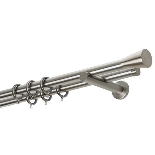 Κουρτινόβεργα Zogometal Easy Line E4141 Νίκελ Ματ