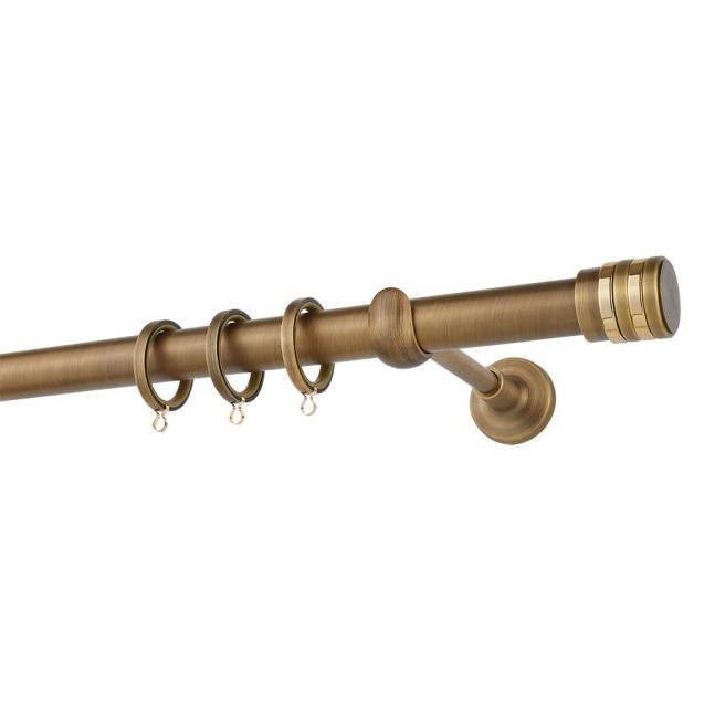 Κουρτινόβεργα Zogometal Easy Line E4143 Μπρονζέ