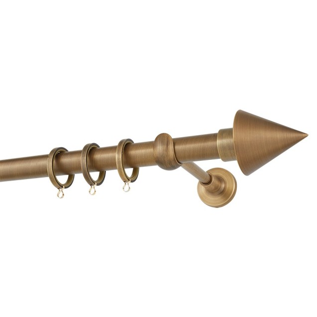 Κουρτινόβεργα Zogometal Easy Line E4146 Μπρονζέ