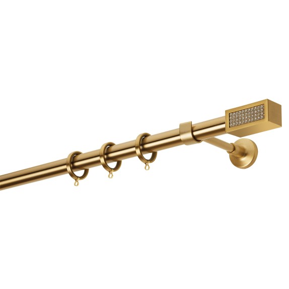 Κουρτινόβεργα Zogometal Easy Line E4138 Όρο Ματ Με Άκρα...