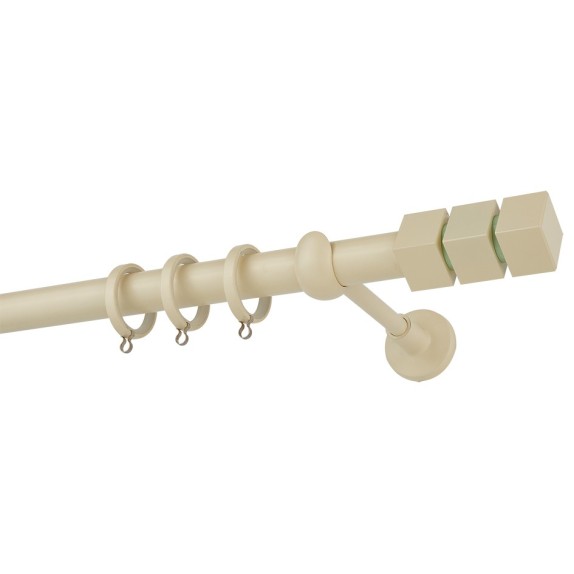 Κουρτινόβεργα Zogometal Color More Mat CP0473 Ιβουάρ -...