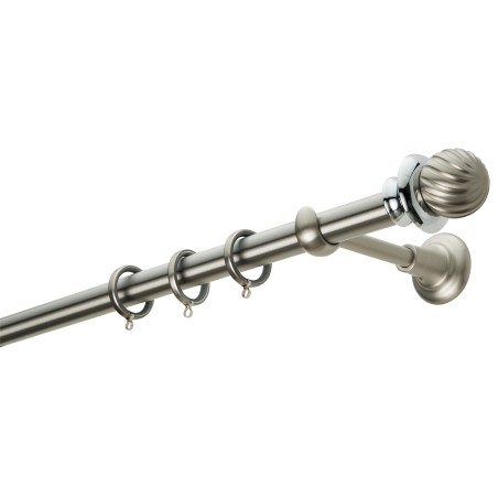  Κουρτινόβεργα Zogometal Classique Collection CL0423 Νίκελ Ματ/Χρώμιο