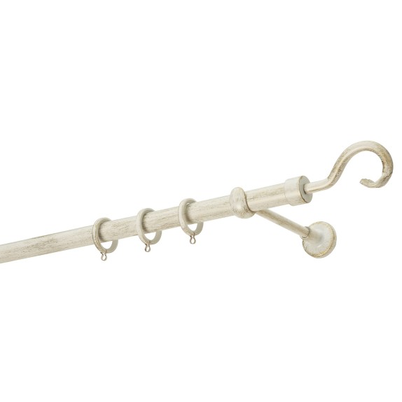  Κουρτινόβεργα Zogometal Rustique Collection R0450 Κρεμ...