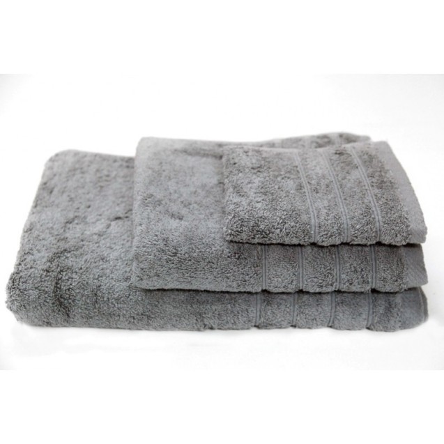 Πετσέτα Σώματος Anesis Cotton Pennie Γκρι 80x150