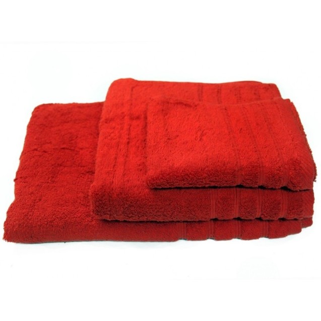 Πετσέτα Προσώπου Anesis Cotton Pennie Κόκκινο...