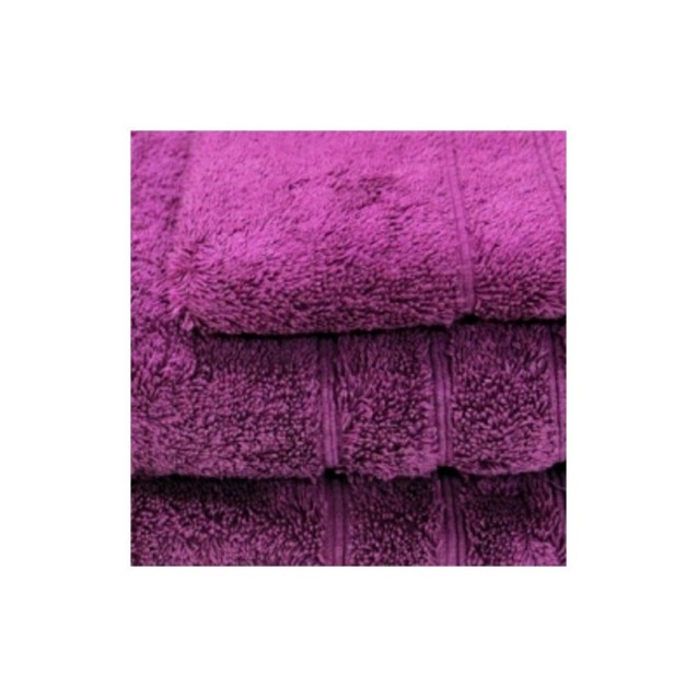 Σετ Πετσέτες 3 Τεμαχίων Anesis Cotton Pennie Μωβ