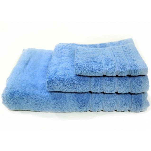 Πετσέτα Χεριών Anesis Cotton Pennie Σιέλ 30x50