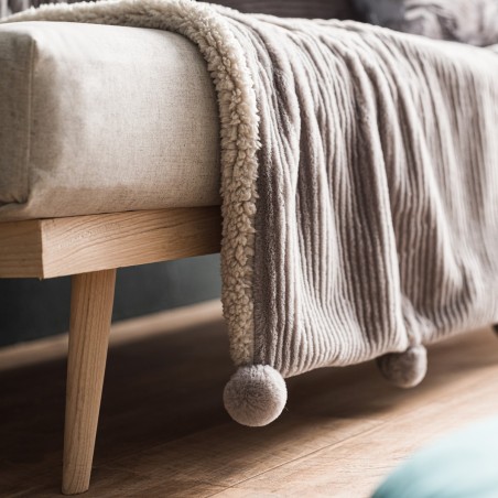 Κουβέρτα Καναπέ Gofis Home Softy Grey 478/15 130x155