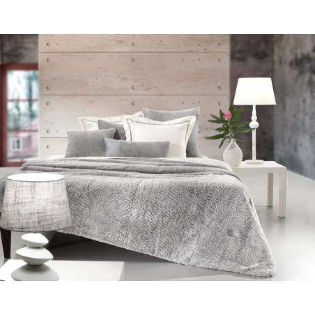 Κουβέρτα Γούνινη Υπέρδιπλη Guy Laroche Crusty Silver 220x240
