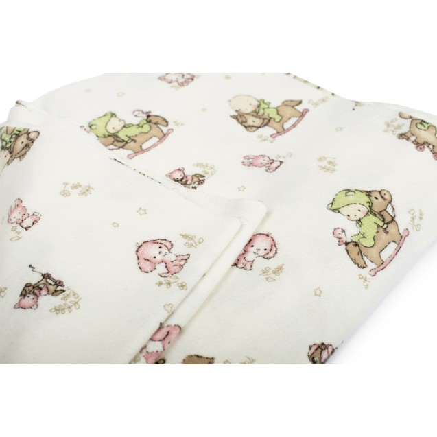 Σετ Σεντόνια Κούνιας Φανελένια Dimcol Baby 03...