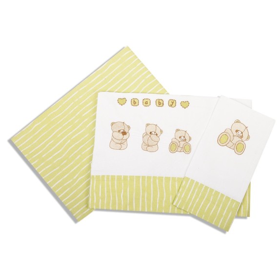 Σετ Σεντόνια Κούνιας Dimcol Αρκουδάκια 108...