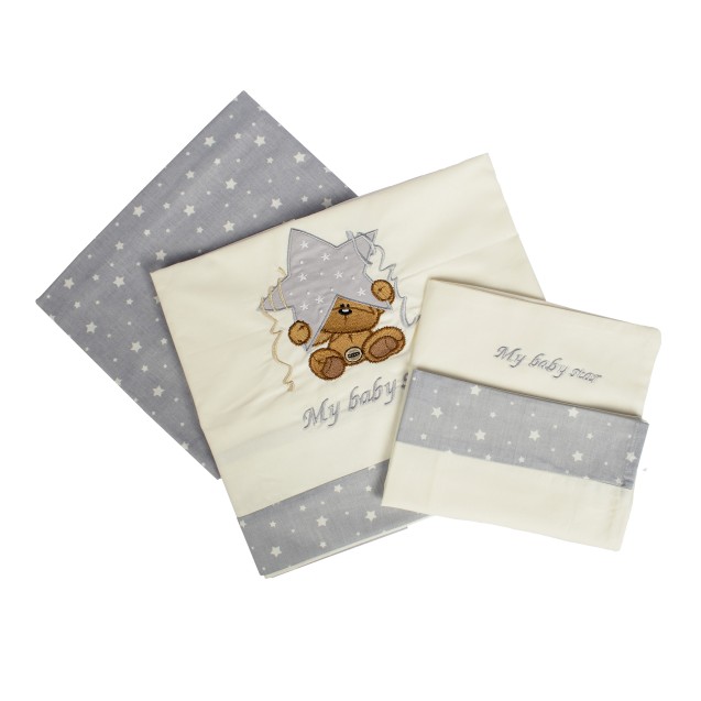 Σετ Σεντόνια Κούνιας Dimcol Αστέρι 129...