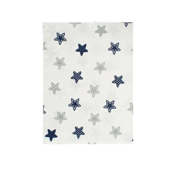 Σεντόνι Λίκνου Dimcol Star 102 Blue 80x110