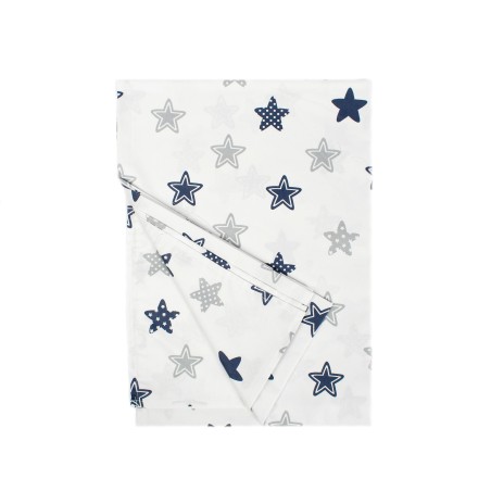 Σεντόνι Λίκνου Dimcol Star 102 Blue 80x110