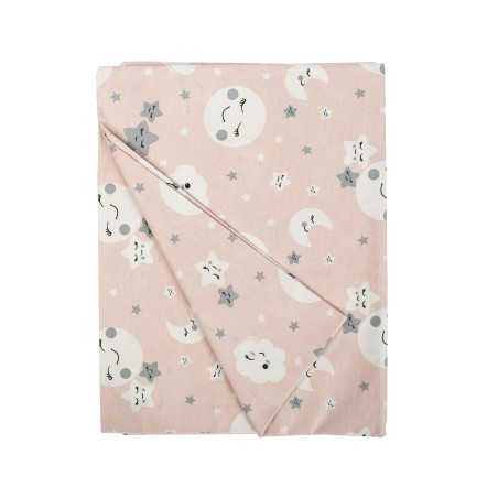 Σεντόνι Λίκνου Dimcol Smile 82 Coral 80x110