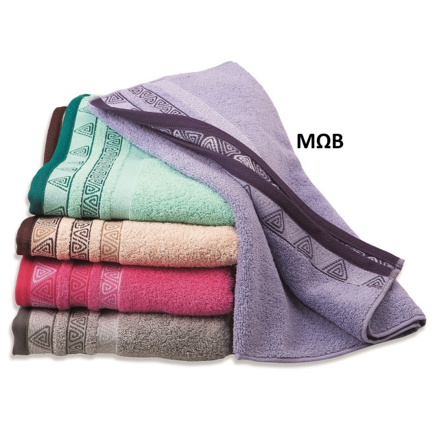 Πετσέτα Σώματος Dimcol Θάλεια Μωβ 90x150