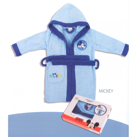 Παιδικό Μπουρνούζι Με Κουκούλα Dimcol Disney Mickey