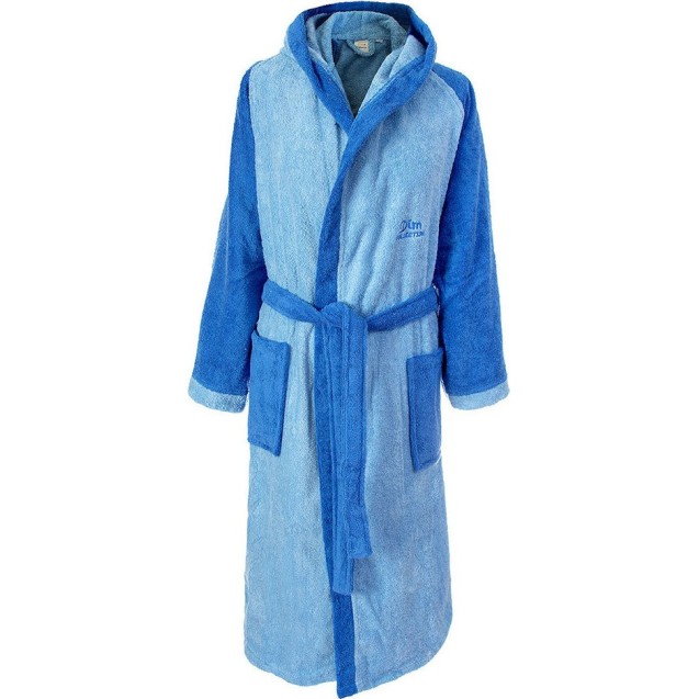 Μπουρνούζι Με Κουκούλα Dimcol 4020 Σιελ