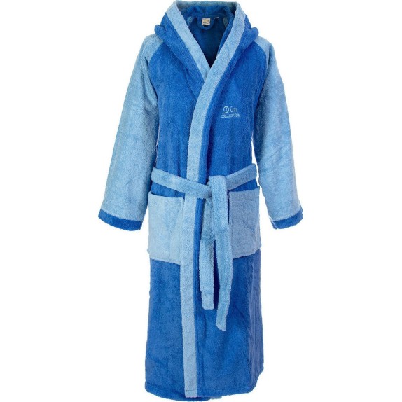 Μπουρνούζι Με Κουκούλα Dimcol 4020 Μπλε