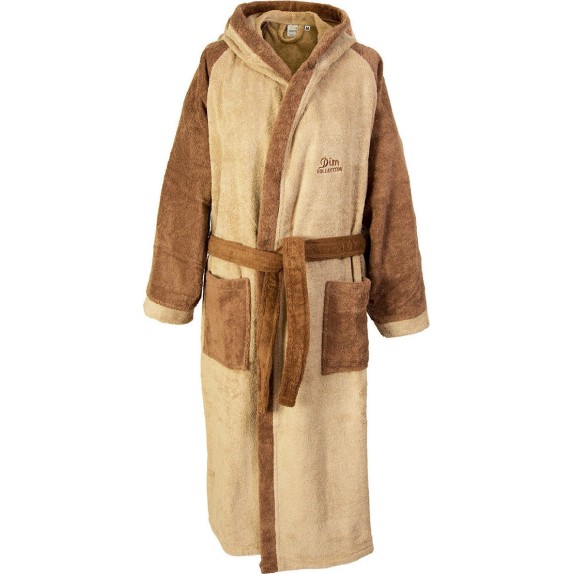 Μπουρνούζι Με Κουκούλα Dimcol 4020 Μπεζ