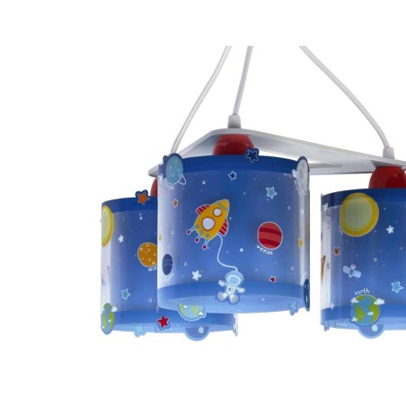 Παιδικό Φωτιστικό Οροφής Τρίφωτο Ango Planets 41344