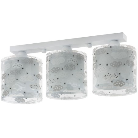 Παιδικό Φωτιστικό Οροφής Τρίφωτο Ango Clouds Gray 41413 E