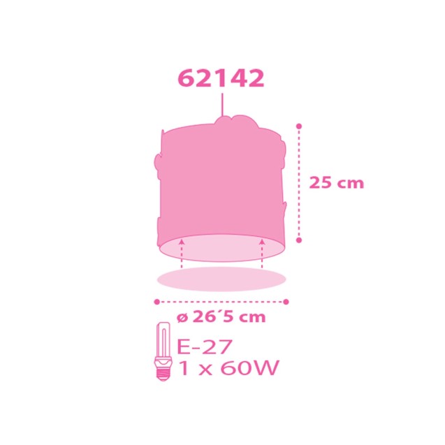 Παιδικό Φωτιστικό Οροφής Μονόφωτο Ango...