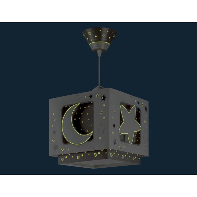 Παιδικό Φωτιστικό Οροφής Μονόφωτο Ango Gray...