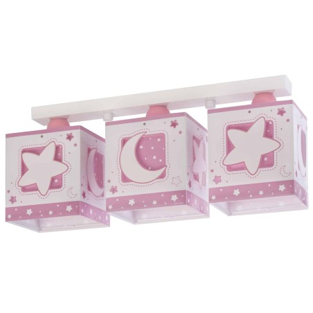 Παιδικό Φωτιστικό Οροφής Τρίφωτο Ango Pink Moon 63233 NS