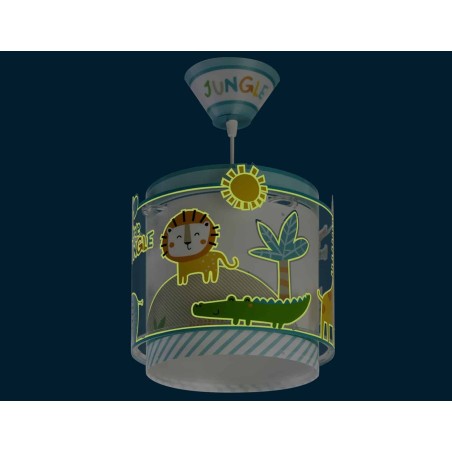 Παιδικό Φωτιστικό Οροφής Μονόφωτο Ango My Little Jungle 76112