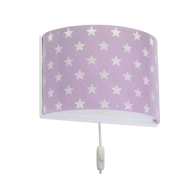 Παιδική Απλίκα Τοίχου Ango Stars Lilac 81218 L