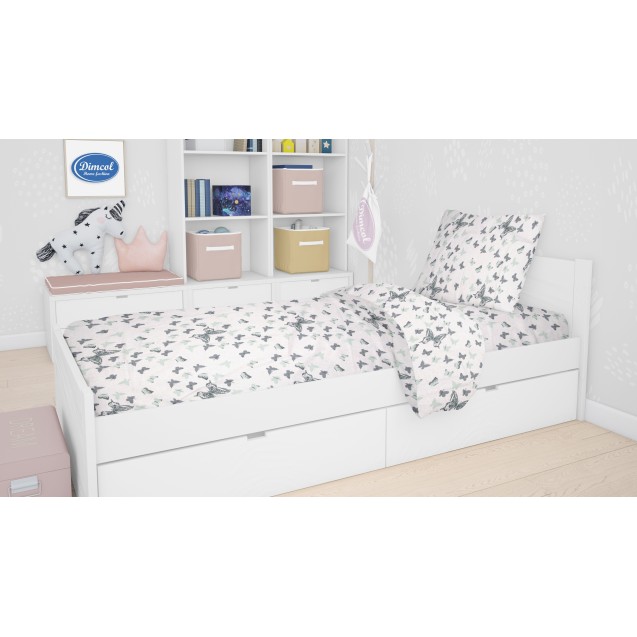 Μαξιλαροθήκη Dimcol Butterfly 57 Green 50x70