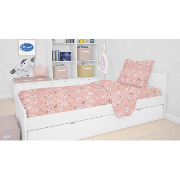 Μαξιλαροθήκη Dimcol Smile 82 Coral 50x70