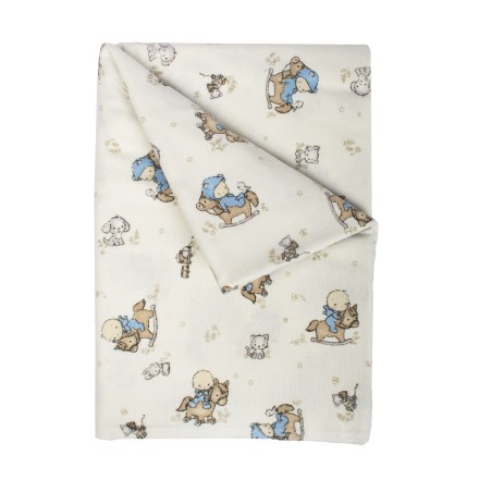 Σετ Σεντόνια Φανελένια Μονά 3 Τεμαχίων Dimcol Baby 04 160x240