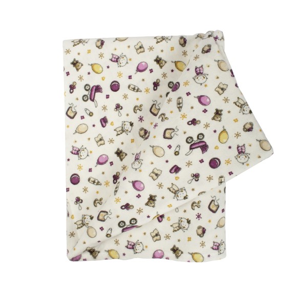 Παπλωματοθήκη Φανελένια Μονή Dimcol Baby 01 160x240