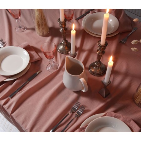 Λινό Τραπεζομάντηλο Nef-Nef Cotton-Linen English Rose 150x300
