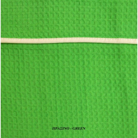 Κουβέρτα Πικέ Υπέρδιπλη Dimcol Πράσινο 230x260