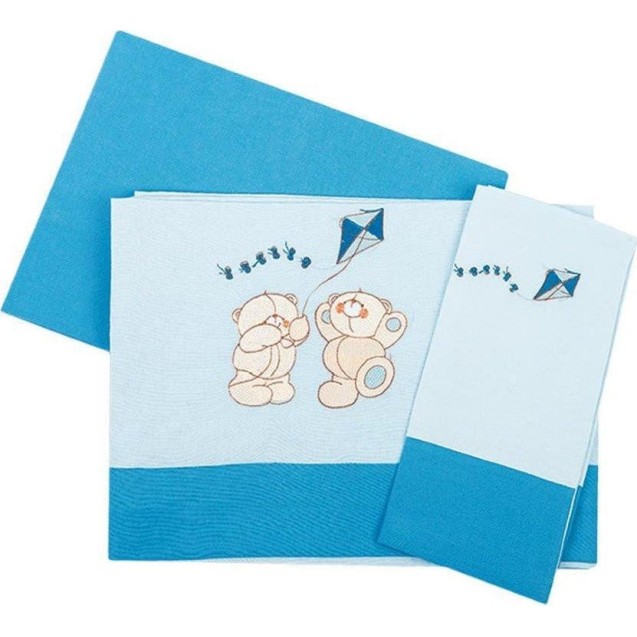 Σετ Σεντόνια Κούνιας 3 Τεμαχίων Dimcol...