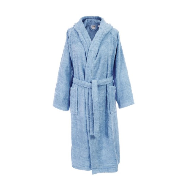 Μπουρνούζι Με Κουκούλα Dimcol 3010 Σιέλ