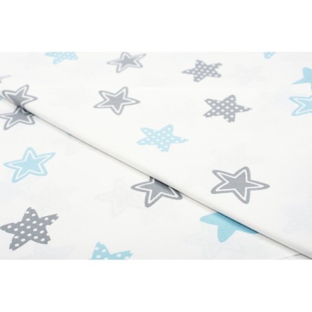 Βρεφικό Κατωσέντονο Κούνιας με Λάστιχο Dimcol Star 104 Sky blue 70x140+15