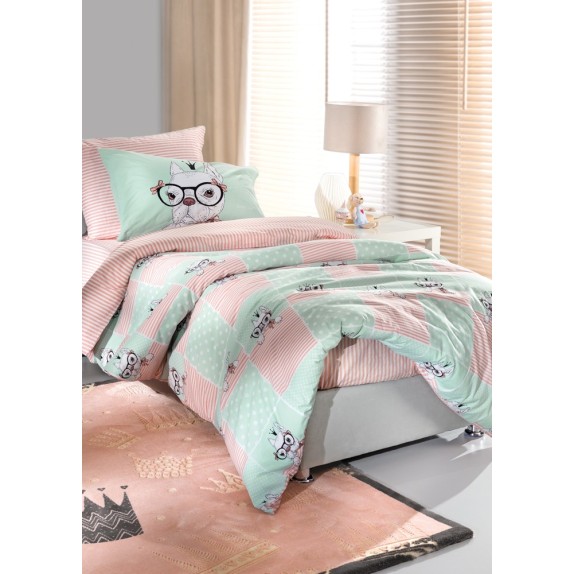 Σετ Σεντόνια Μονά Saint-Clair Rosie Mint 160x260