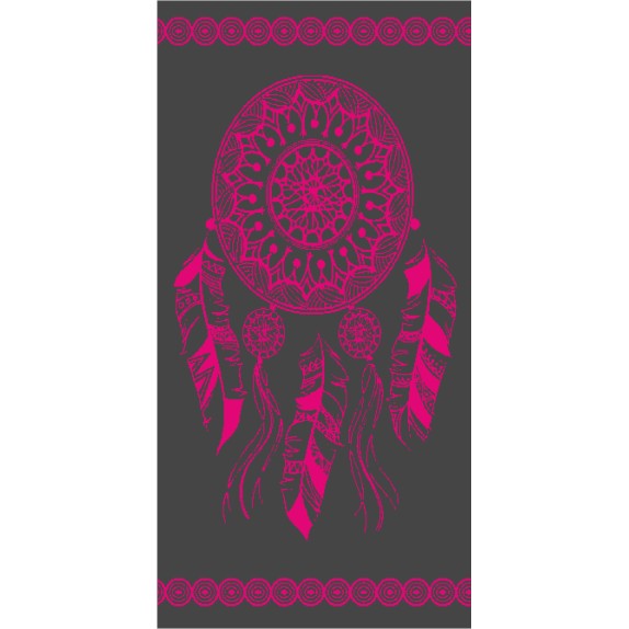 Πετσέτα Θαλάσσης Βελουτέ Dimcol 72 90x170