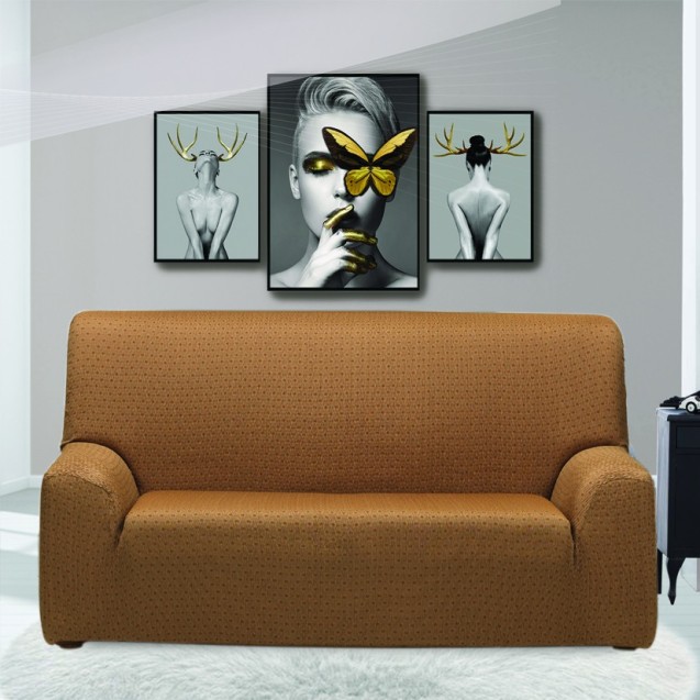 Ελαστικό Κάλυμμα Πολυθρόνας Sb Home Sabrina Beige