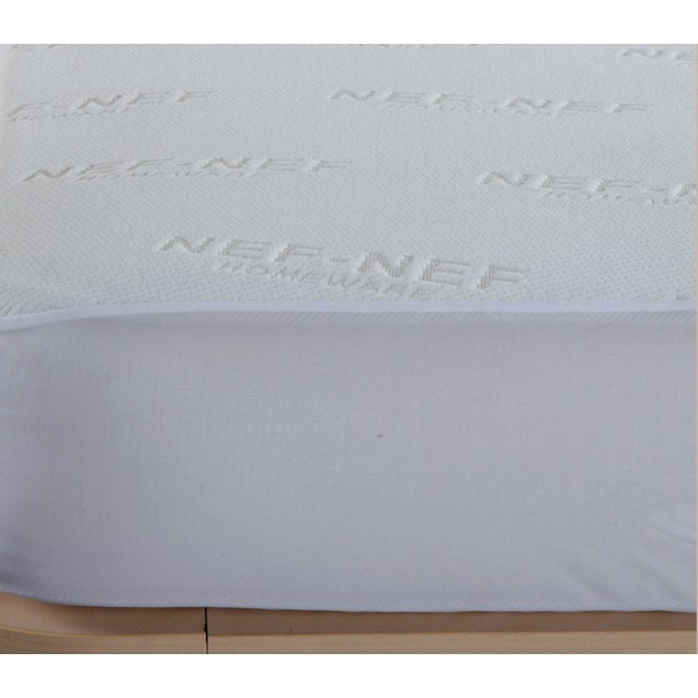 Επίστρωμα NEF-NEF knitted ζακάρ & PU 180x200+30