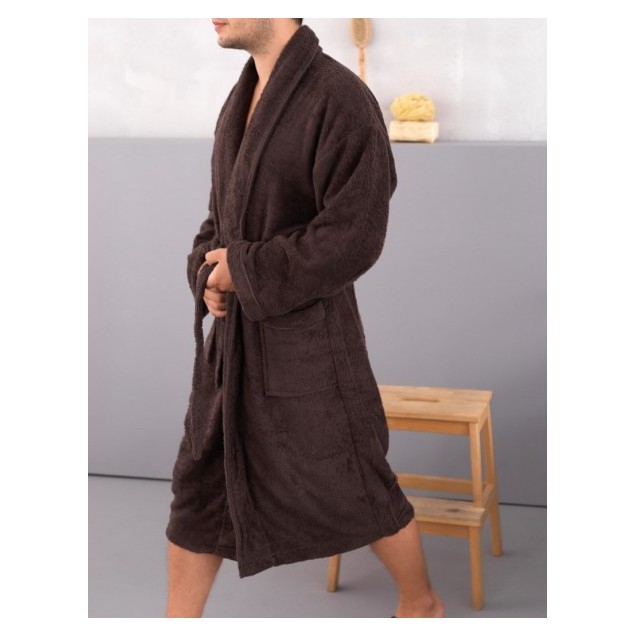 Σετ Μπουρνούζι με Γιακά & Παντόφλες Palamaiki...