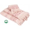 Σετ Πετσέτες 3 Τεμαχίων Dimcol Ίσιδα 02 Ροζ