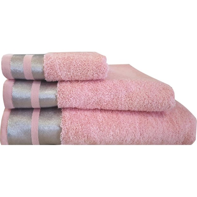 Πετσέτα Χεριών Μakis Tselios Ice Ροζ 30x50